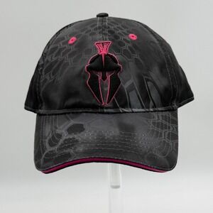 Kryptek Typhon Camo Hat Womens Pink Spartan Helmet Logo Tactical Baseball Cap